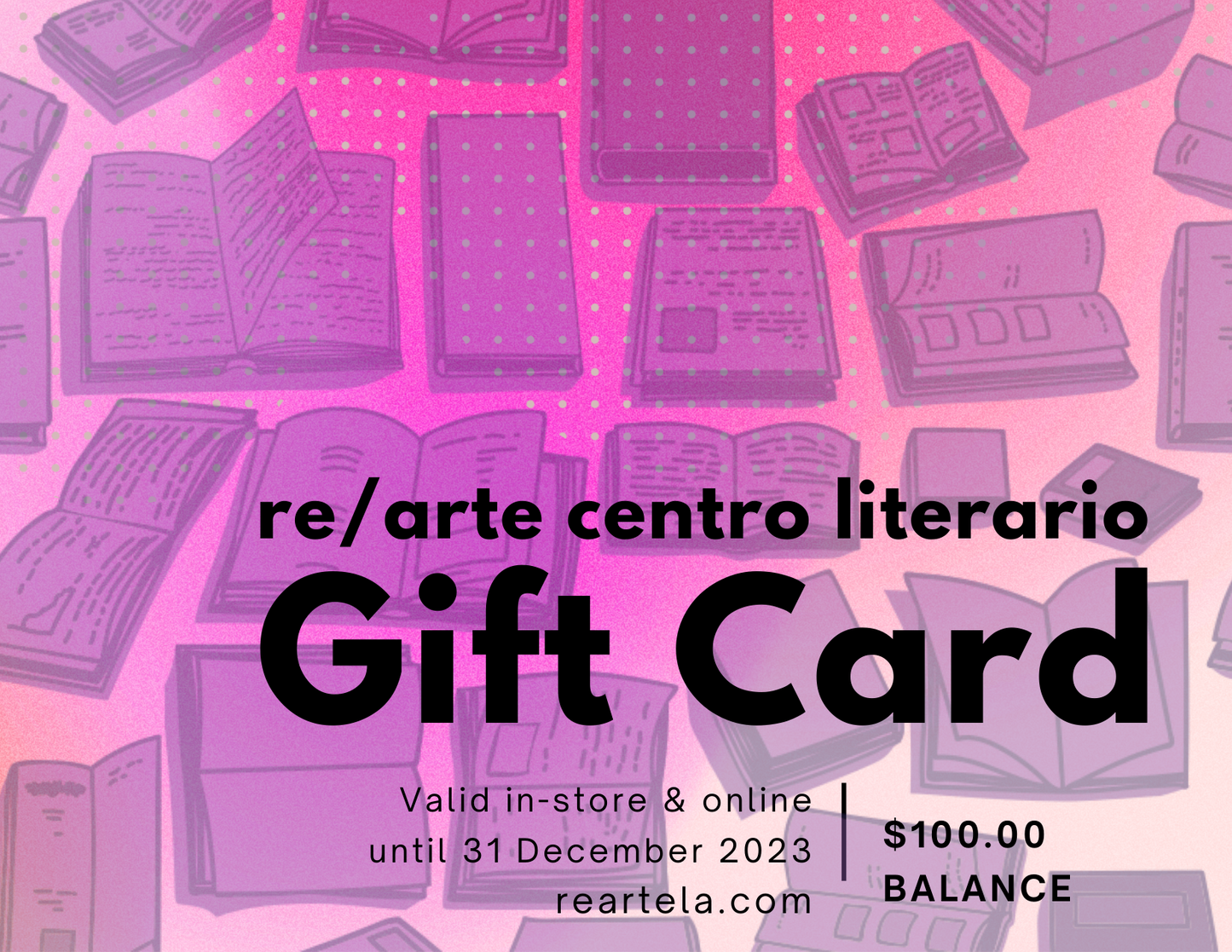 re/arte centro literario Gift Card